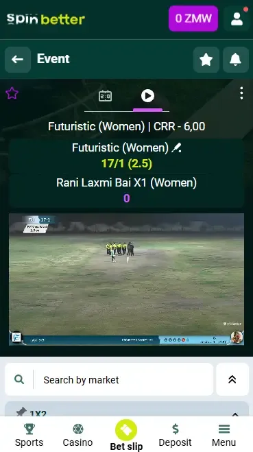 Spinbetter Zambia Live Cricket Betting