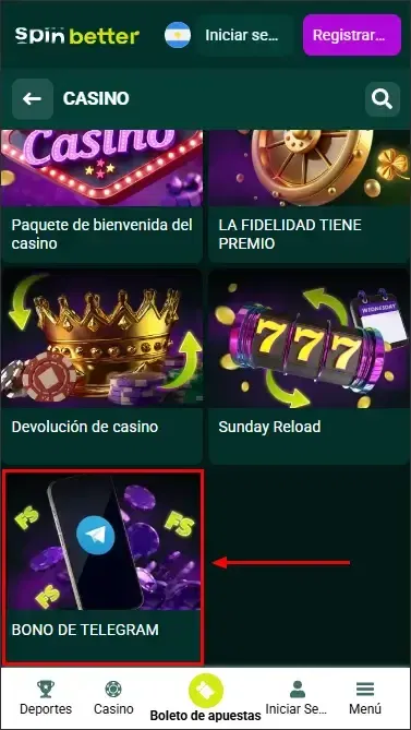 Promoción de Telegram