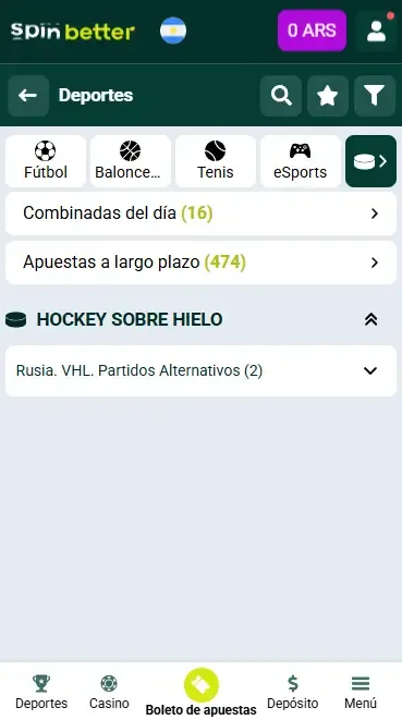 Eventos de hockey de Spinbetter Argentina