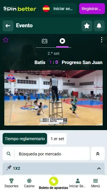 Spinbetter Spain Volleyball Live Stream
