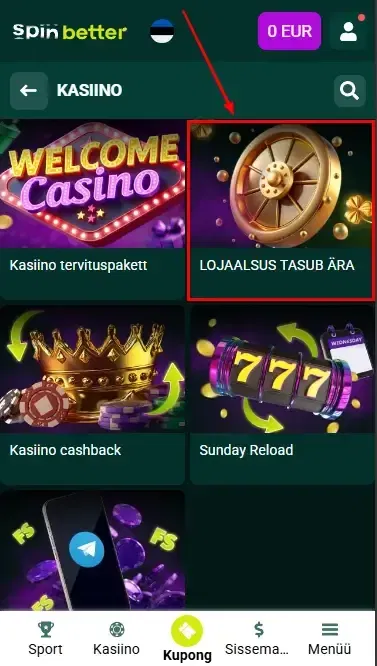 Lojaalsus tasub end ära