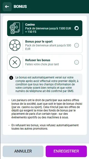 Pack de bienvenue + Tours gratuits