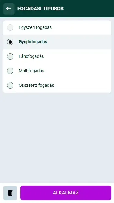 Spinbetter fogadási típus