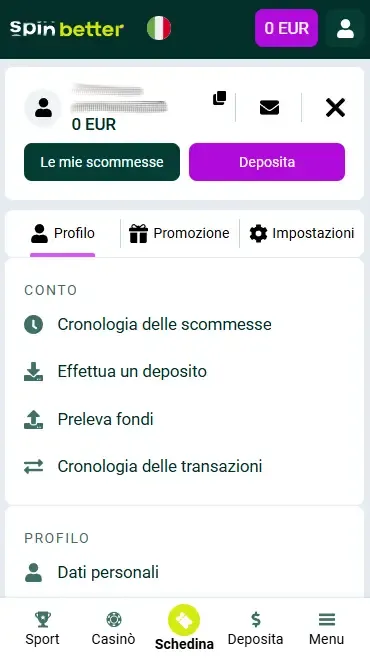 Account Spinbetter IT