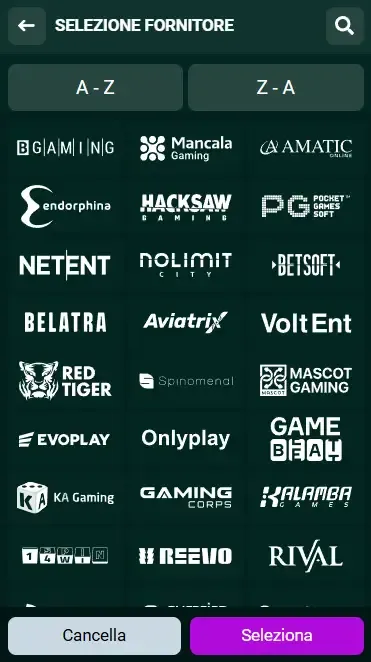 Fornitori di Spinbetter