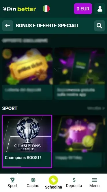 Bonus stagionali e speciali