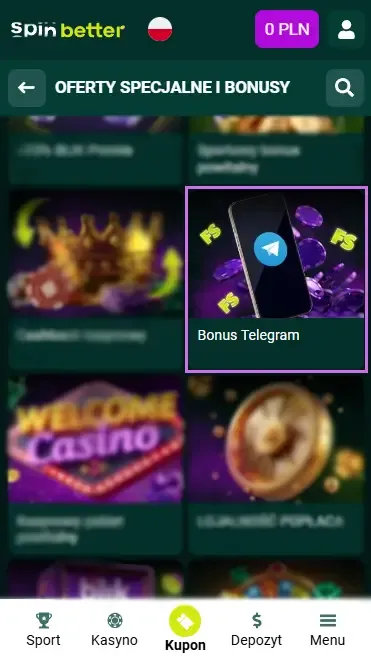 Promocja na Telegram