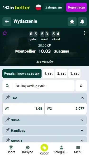 Spinbetter Polska Zwycięzca meczu siatkówki