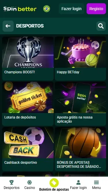 Bônus de Apostas Esportivas da Spinbetter no Brasil