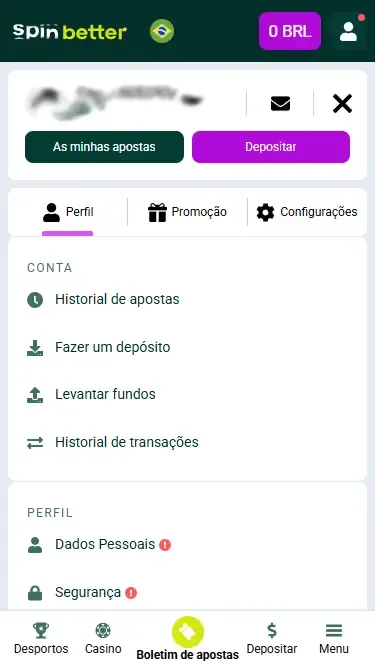 Conta Spinbetter BR