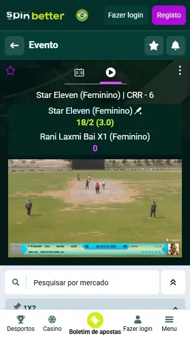 Spinbetter Brasil Apostas ao Vivo em Críquete
