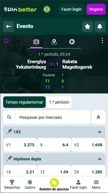Recursos de Apostas Ao Vivo da Spinbetter no Brasil