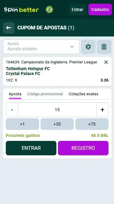 Comece a apostar na Spinbetter Brasil