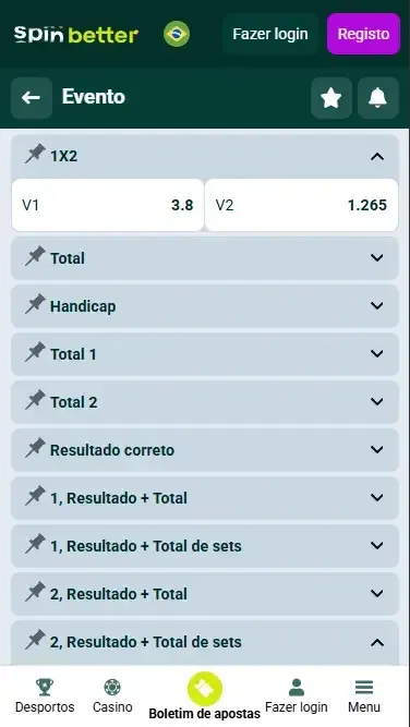 Casas de apostas Spinbetter no Brasil