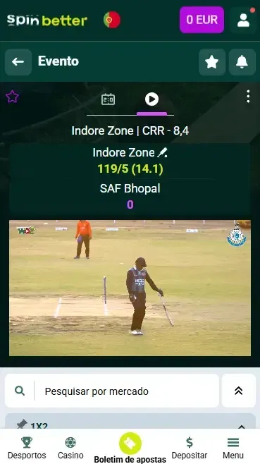 Spinbetter Portugal Apostas ao Vivo em Críquete