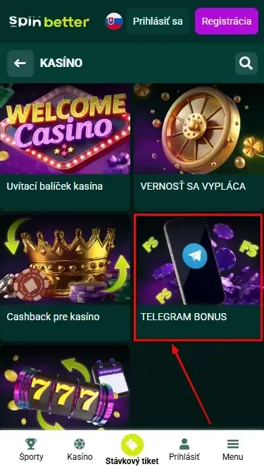 Propagácia na Telegram