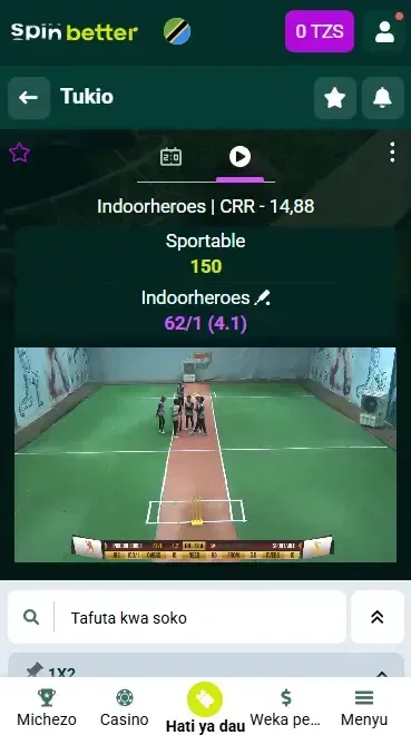 Spinbetter Tanzania Utabiri wa Kriketi wa Moja kwa Moja