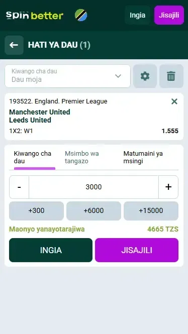 Anza Kubashiri kwenye Spinbetter