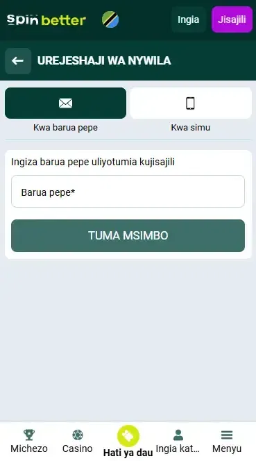 Urejeshaji wa Nenosiri kwa Barua Pepe nchini Tanzania