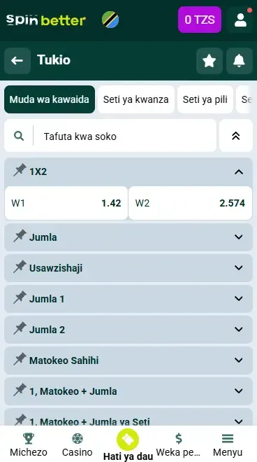 Mshindi wa Mechi ya Voliboli ya Spinbetter Tanzania