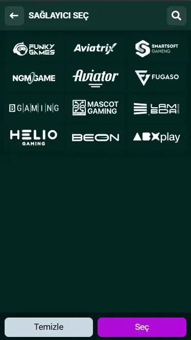 Spinbetter Casino Sağlayıcıları