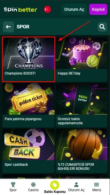 Sezonluk ve Özel Bonuslar