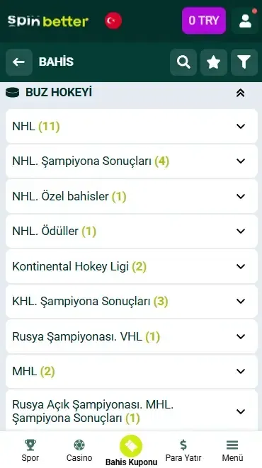 Spinbetter Türkiye Hokeyi Etkinlikleri